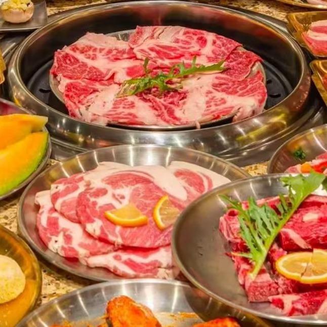 腩巷地摊鲜切牛肋条烤肉自助