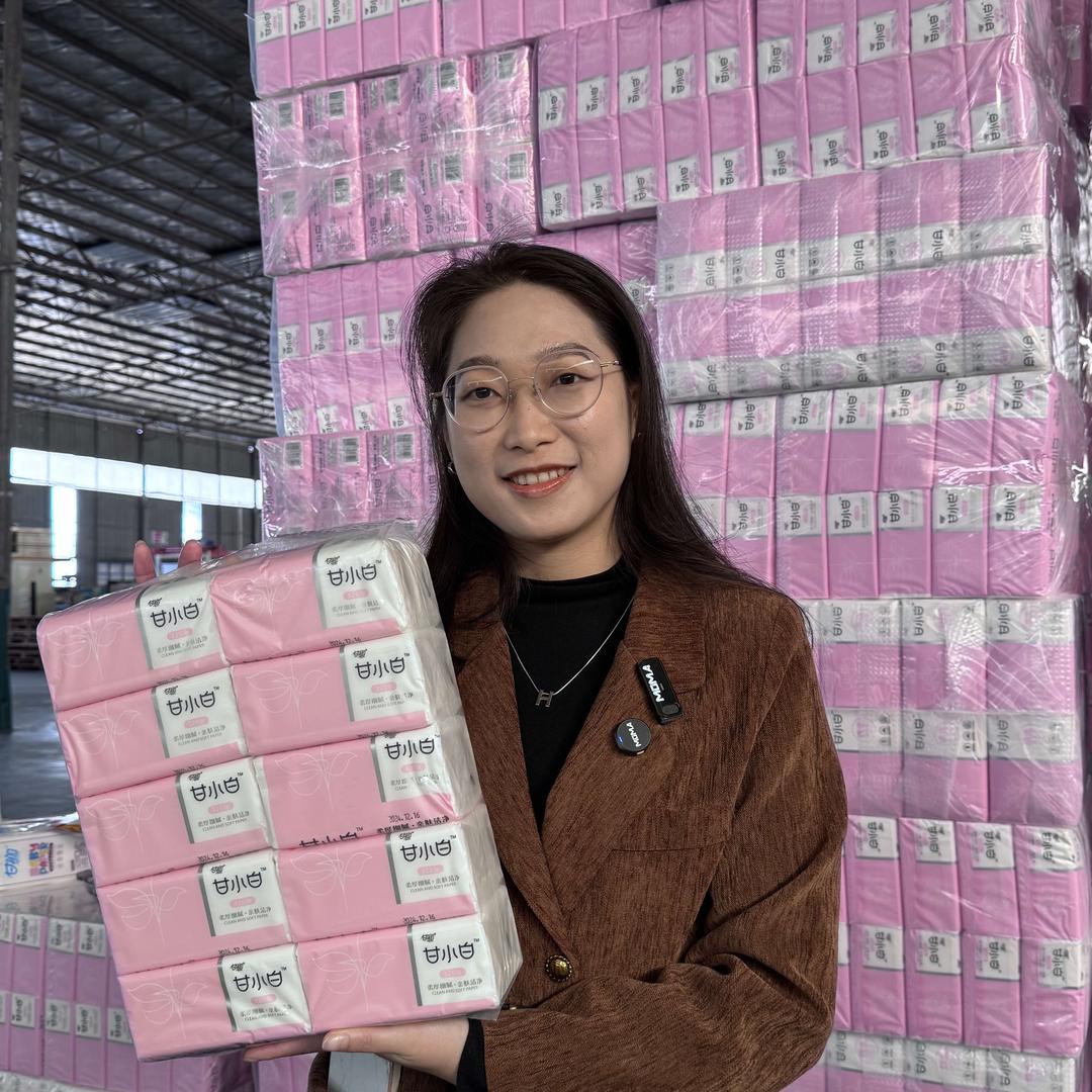 甘润纸业工厂直销湿巾抽纸宠粉号