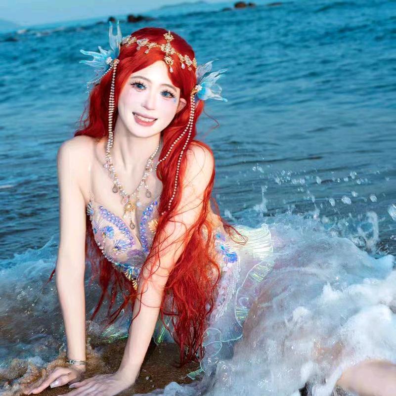 海派旅拍·海边人鱼·民族簪花（侨港店）