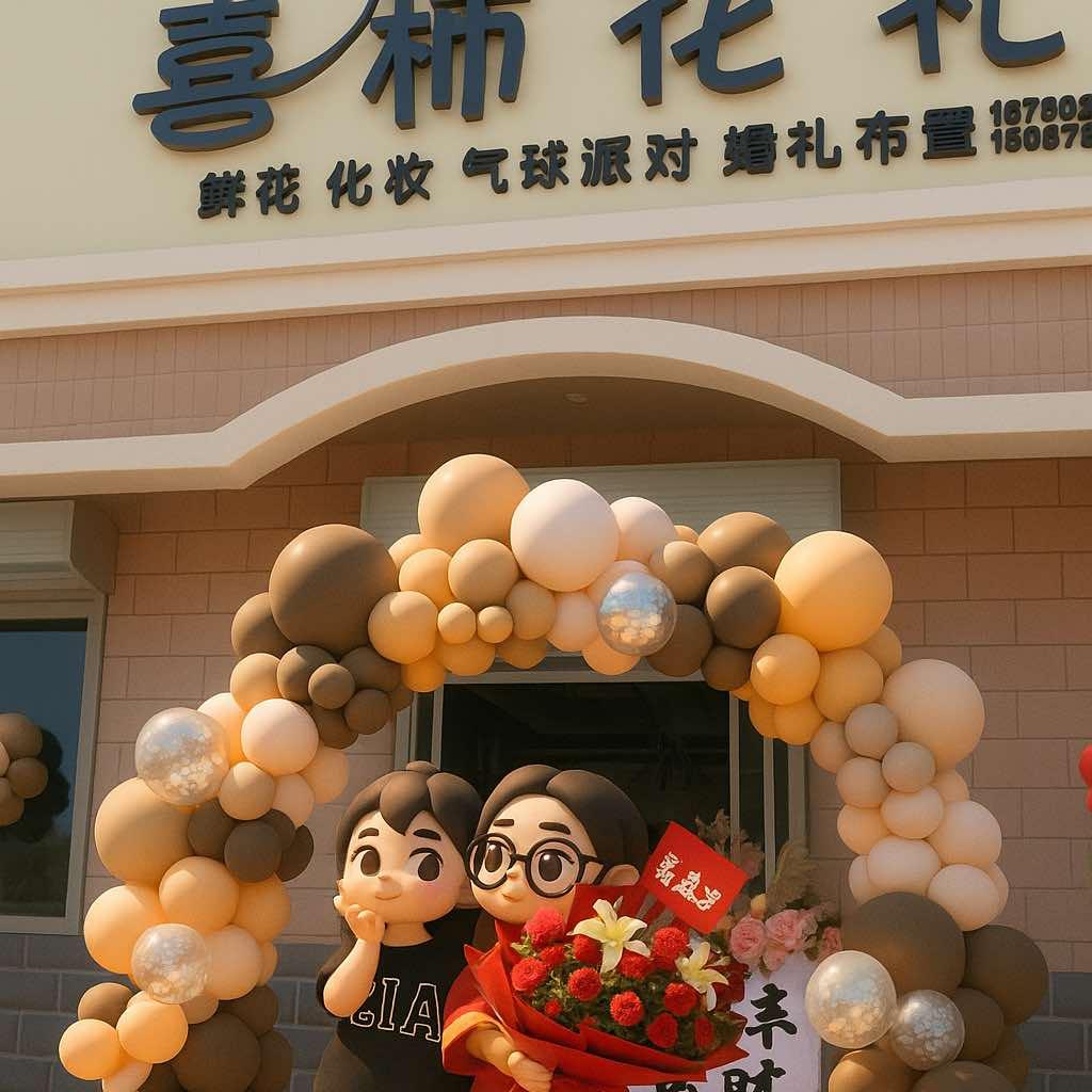 喜柿花礼（气球派对 婚庆用品）