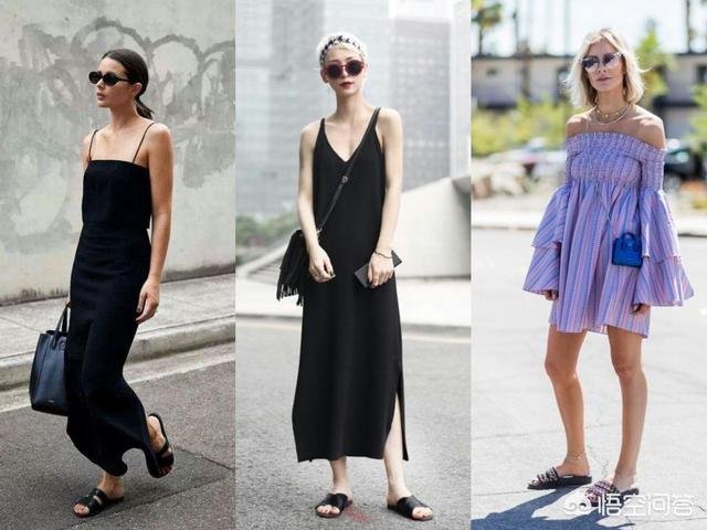 中长连衣裙如何搭配下身(图7)