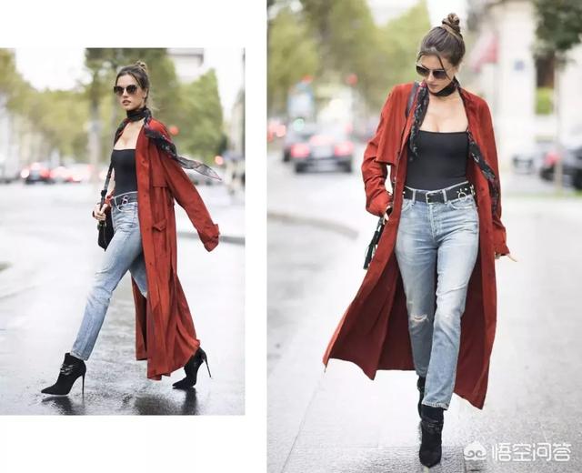 红色风衣和靴子如何搭配(图34)