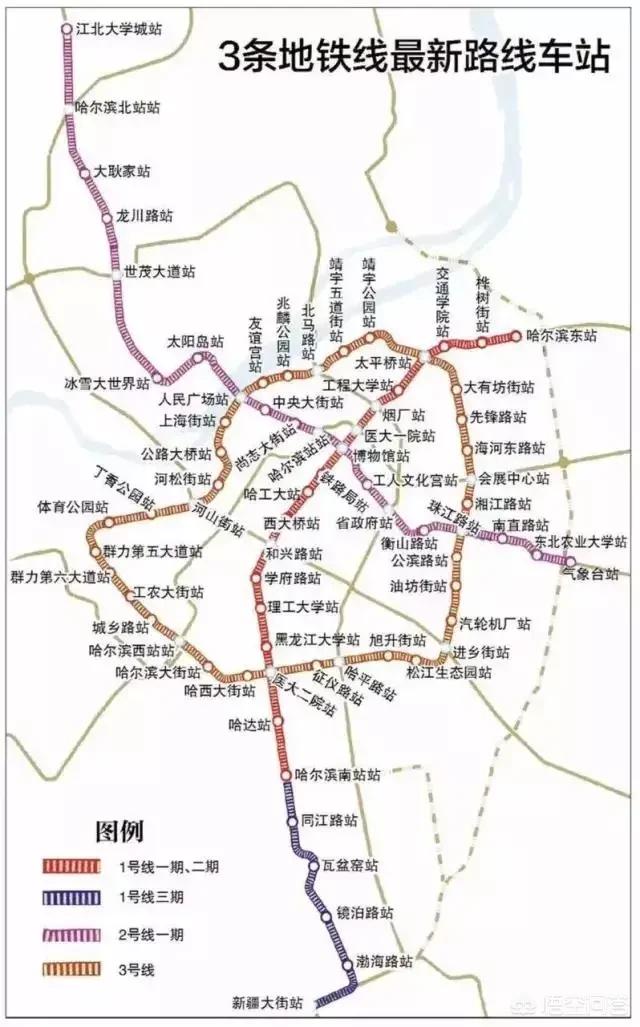 哈尔滨2路公交车路线图,哈尔滨25路公交车路线图