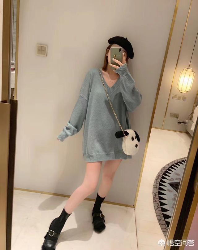 红毛衣如何搭配短裙好看(图57)