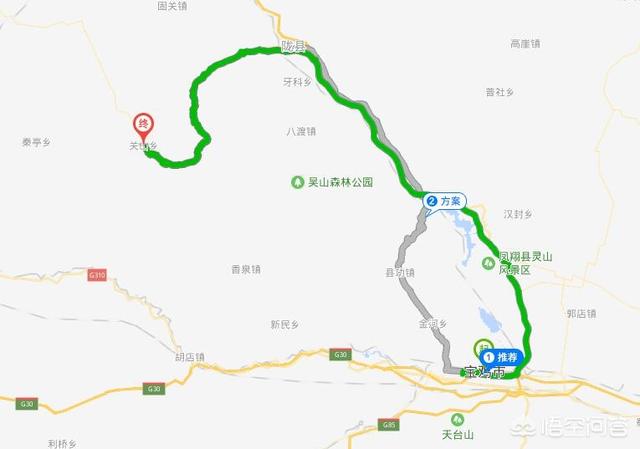 陇县旅游攻略路线， 陇县旅游攻略路线图