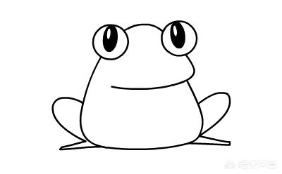 小青蛙简笔画卡通图片