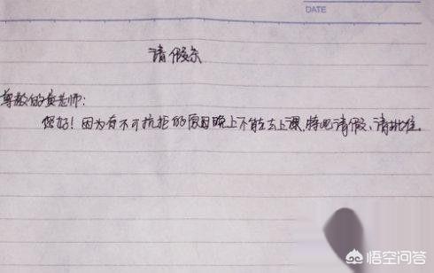 小学生的请假条怎么写?-小学生的请假条怎么写,图片