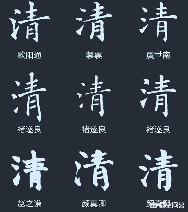 颂小篆字体解说大全