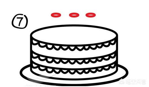 蛋糕怎么画简单又漂亮(图7)