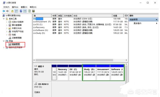 win10怎样给系统硬盘分区