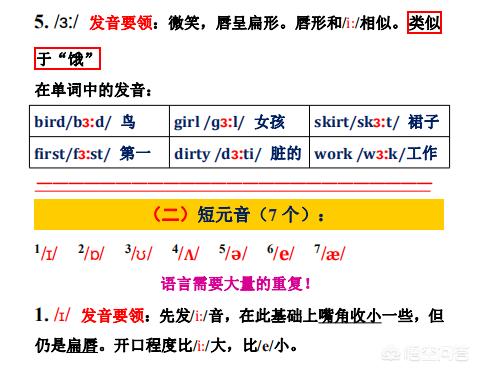 英语音标大全学习