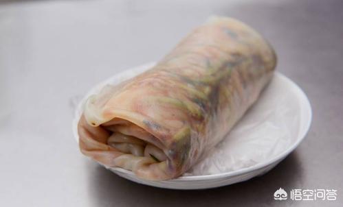 美食小吃凉皮卷菜的做法