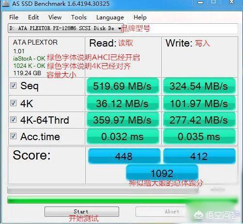 as ssd多少分正常？as ssd怎么看4k对齐？