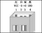 usb电源线正负极颜色