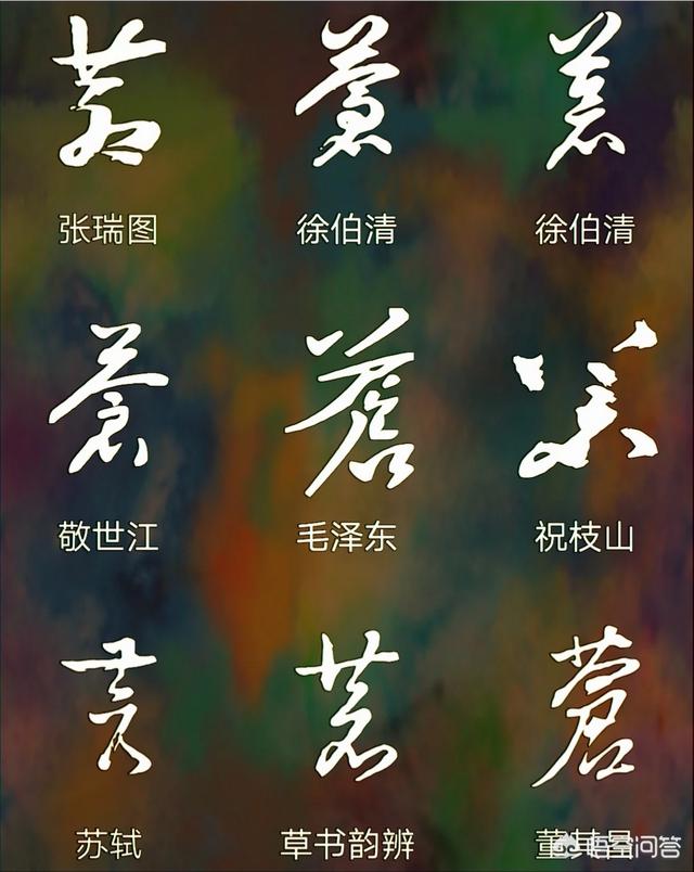 草书体字体
