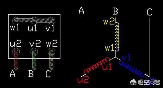 电机接线方法图解