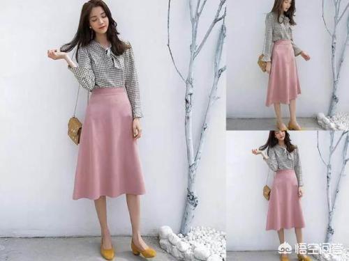 粉色衬衫裙如何搭配外套(图3)