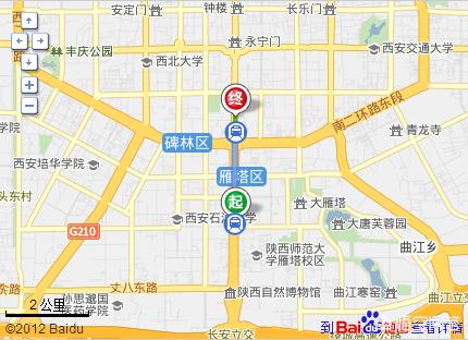 西安市草场坡怎么走