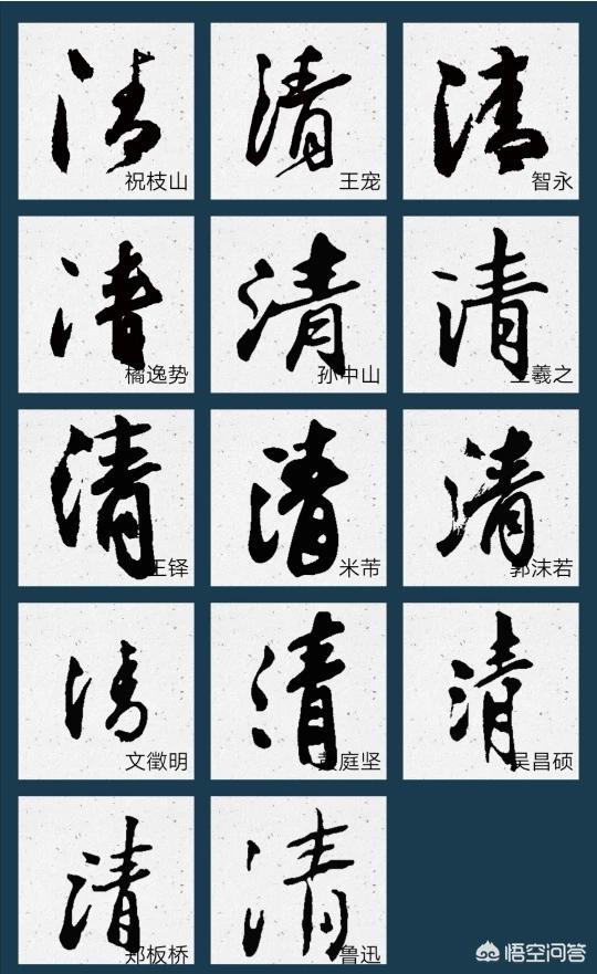 颂小篆字体解说大全