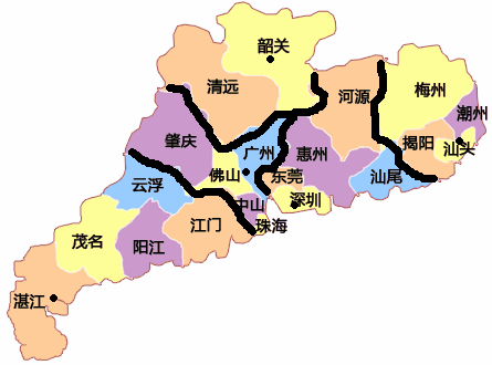 信宜到广宁高铁路线，信宜到广宁高铁路线图