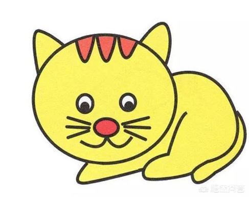 猫怎么画简单又可爱(图6)
