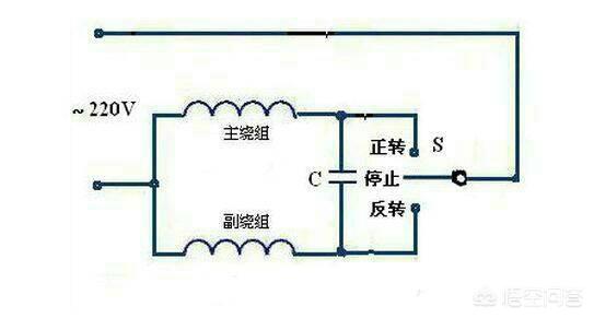 单相电机升降按钮接线图