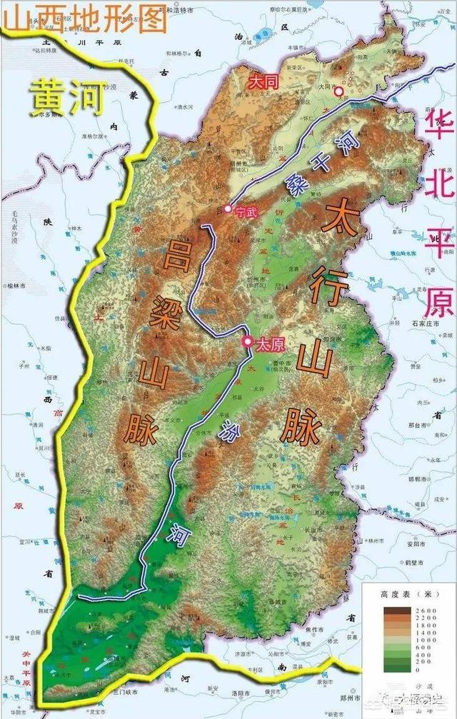 山西旅游地图全图山西旅游地图全图可放大