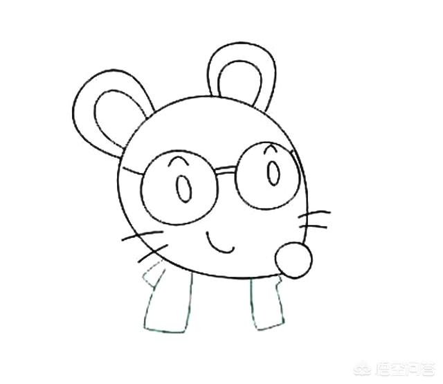 吃桃子的老鼠怎么画图片(图6)