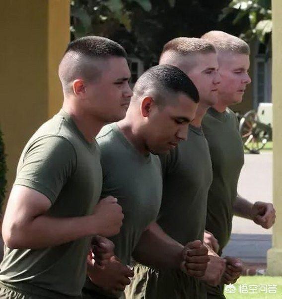 美国大兵的发型