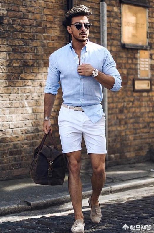 成熟男士应该如何搭配短袖衬衫才有魅力？男士短袖白衬衫穿搭技巧？