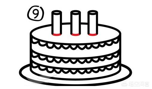 蛋糕怎么画简单又漂亮(图9)