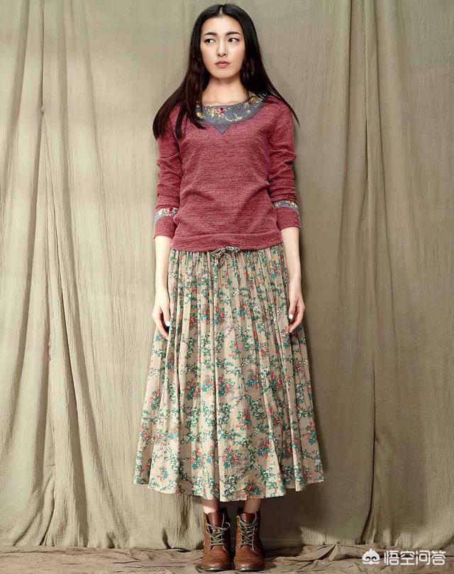 米白色短裙如何搭配毛衣(图63)