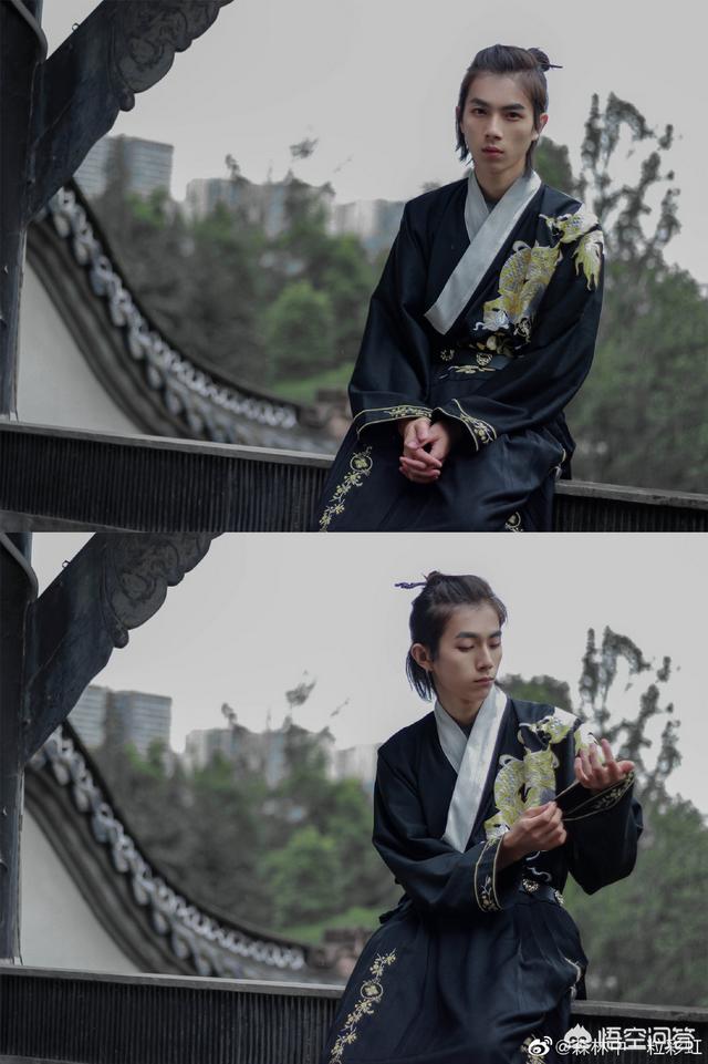 穿汉服如何搭配头发男生(图2)