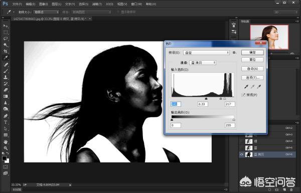 ps通道抠图的五个步骤？：ps通道抠图
