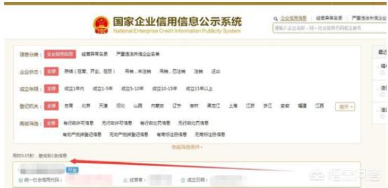 国家企业信用网查询系统，国家企业信用网查询系统官网
