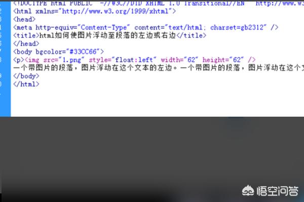 html如何使图片浮动至段落的左边或右边？如何将图片转换成html？