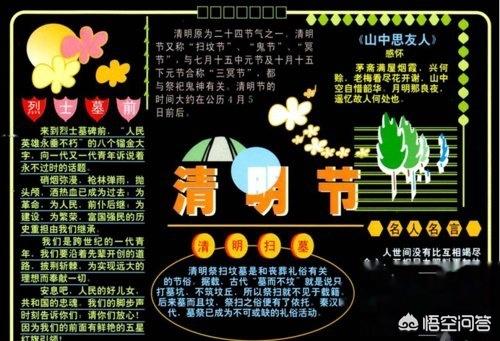 一年级清明节手抄报图片大全(怎样制作清明节手抄报？)