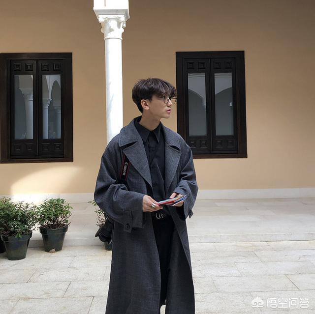 黑色衬衫领大衣如何搭配(图3)