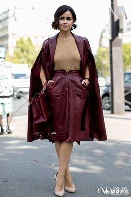 红色风衣和靴子如何搭配(图15)