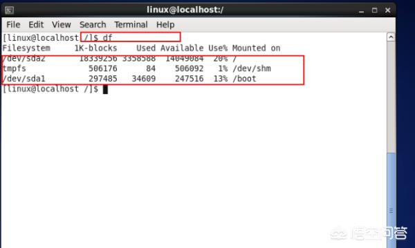linux怎么查看磁盘空间？linux怎么查看已用的磁盘容量？