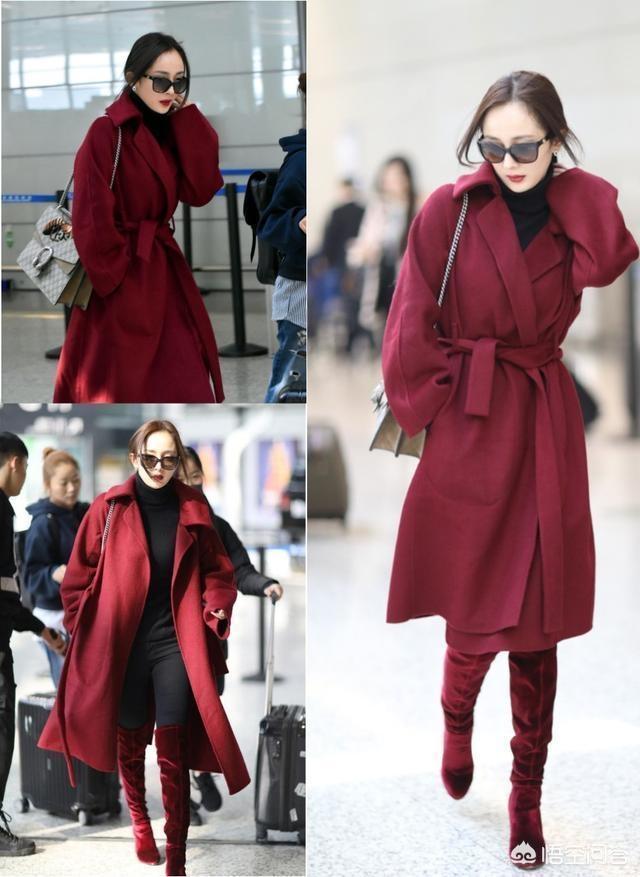 红色风衣和靴子如何搭配(图2)