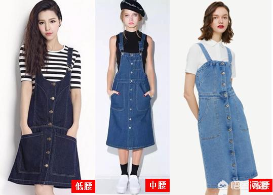 蓝色背带裙如何搭配秋冬(图3)