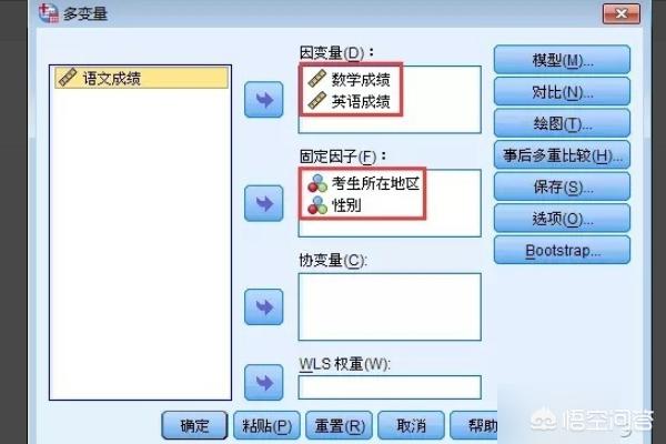 spss多因素方差分析教程