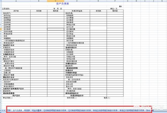 记账表格，记账表格模板