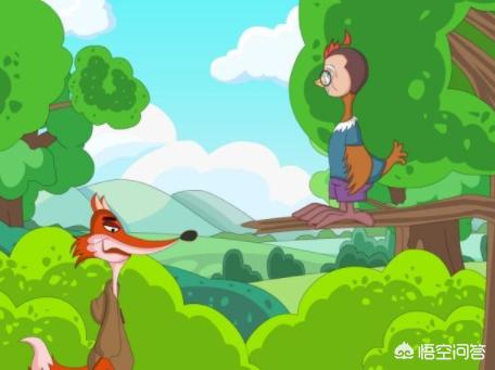 公鸡和狐狸的故事（伊索寓言狗公鸡和狐狸的故事）