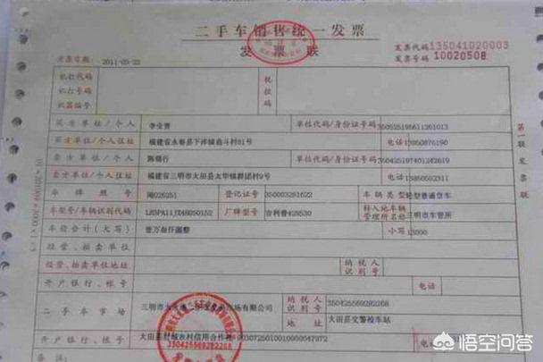 个人二手车信息