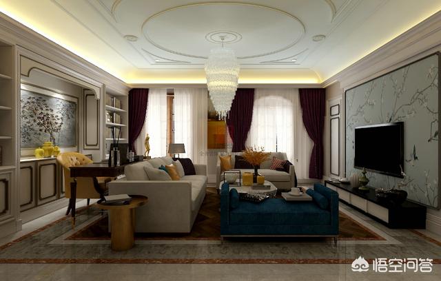 客厅窗帘纱颜色如何搭配(图3)