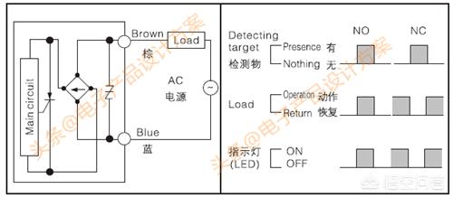 三线接近开关接两线哪根不接