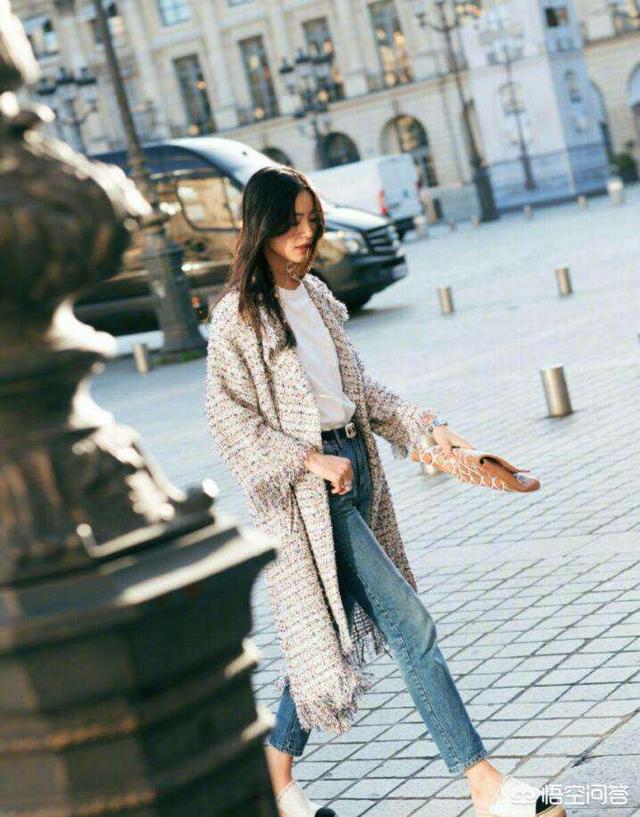 慵懒风毛衣外套如何搭配(图48)