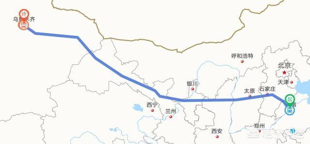 新疆回济南火车路线，新疆回济南火车路线图